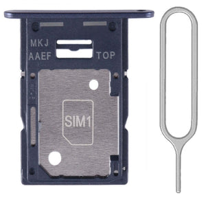 For Samsung Galaxy A15 5G A156F Sim Card Tray Dual Sim Micro SD Card Holder Replacement With Sim Ejector Tool - Black