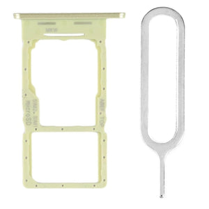 For Samsung Galaxy A25 Sim Card Tray Dual Sim Micro SD Card Holder Replacement With Sim Ejector Tool - Green