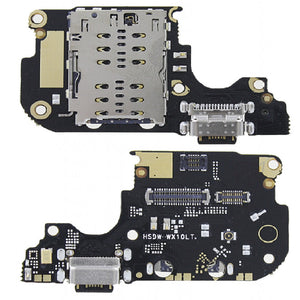 For Xiaomi Mi 10 Lite 5G Charging Port Replacement Dock Connector Board Microphone With Sim Reader